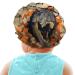 Snilety Cartoon Dinosaur Image Printed Boys Girls Sleep Hat  Teens Toddler Hair Bonnet  Sleeping Shower Cap for Children  Soft and Breathable Satin Material