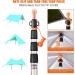 Adjustable Telescoping Tarp Poles Set | CAMULAND Aluminum Camping Gear Accessories | Lightweight, Adjustable Stakes for Hammock Rain Fly and Awning | 34.5 - 110.2 | Includes Carry Bag - Silver - Buy Online on GoSupps.com
