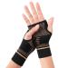 Waxden Copper Wrist Compression Sleeves 1 Pair for Carpal Tunnels Arthritis Pain Relief Wrist Bandage with Thumb Loop for Deman and Men M Medium