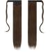 FESHFEN 24 Long Straight Wrap Around Ponytail Extension - Dark Brown & Auburn Brown 24 Inch - Synthetic Clip In Hairpiece for Women - Pack of 1 - Buy Online on GoSupps.com
