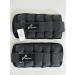Adjustable Ankle Weights Set - 0.45kg to 3.2kg | Black Foot/Wrist Weight Cuffs for Sports | International Shipping Available - Buy Online on GoSupps.com