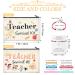 24 Pieces Teacher Appreciation Present Set  12 Teacher Survival Kit Bag Makeup Pouch Bag  12 Teacher Blessing Card Bracelet  Teacher Cosmetic Bag Kit for Teacher's Day (Cute Style  7.9 x 5.3 Inch) Cute Style 7.9 x 5.3 Inch - Buy Online on GoSupps.com