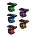 Winfer 50/100 piece Mundsprung adults disposable 3-layer with motif colored mouth and nose protection print towels breathable mouth-tube bandana necker scarf scarf for men women b-011