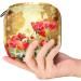 Watercolor Napkin Storage Bag | Poppy Flower Motif | Portable Period Bag for Women & Teens | Menstrual Cups & Breastfeeding Pillow Holder - Buy Online on GoSupps.com
