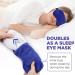 LotFancy Heated Eye Mask for Dry Eyes - Lavender Eye Compress for Hot Cold Therapy - Relief for Stye, Puffy Eyes, Migraine - Buy Online on GoSupps.com