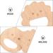 ORFOFE Molar Sensory Chewing Teether - Infant Safe Wooden Toy for Soothing and Self-Soothing - Adorable Toddler Plaything - Buy Online on GoSupps.com