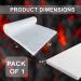 HYTECH 8# Density Ceramic Fiber Blanket 2300F - 1/2 x 24 x 36 - High Temp Fireproof Insulation for Forge, Kiln, Furnace - Dishwasher Safe - Buy Online on GoSupps.com