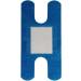 300 Blue Metal Detectable Adhesive Knuckle Bandages - Latex Free breathable non-stick pad for First Aid & Wound Care - Ideal for Food Service - Pack of 300 - Buy Online on GoSupps.com