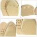 Mobestech 12 Pairs Forefoot Metatarsal Sleeve Pads for Men & Women - Comfort Gel Insoles & Bunion Relief - Buy Online on GoSupps.com