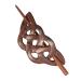 81stgeneration Natural Wood Carved Celtic Knot Hair Barette Hair Clip for Women