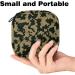 Retro Camouflage Black Zippered Sanitary Napkin Storage Bag - Multicolor Organizer for Sanitary Napkins | International Shipping Available - Buy Online on GoSupps.com