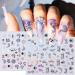 Summer Nail Stickers: Holographic Beach Decals - 3D Self-Adhesive Nail Art for Women & Girls (8 Sheets) - Buy Online on GoSupps.com