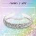 Crystal Rhinestone Headband Set for Women - 4 Pieces | Elegant Jeweled Hair Accessories in Simple Colors - Buy Online on GoSupps.com