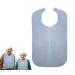 Cre9tive Bib for Adults Bib Bib Eating Apron Seniors Waterproof Blue