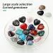 Haoyuluo 24-Piece Natural Heart Healing Crystals Set | 20mm Peach Heart Stones | Lucky Birthday Gift & Home Decoration - Buy Online on GoSupps.com