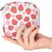 DIY Strawberry Flower Pattern Menstrual Cup & Sanitary Pad Storage Bag - Portable Period Kit for Women & Teens (Color 7) - Buy Online on GoSupps.com