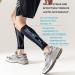 Calf Compression Sleeves for Men & Women - Leg Compression Sleeve for Running Cycling & Travel | Medium Green - Buy Online on GoSupps.com