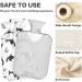 Naanle Whale Anchor Hot Water Bottle - 1L Transparent Heat Bottle for Bed & Hand Warmers | Pain Relief & Cold Therapy - Buy Online on GoSupps.com