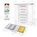 Kerpers 7-Day Pill Organizer Box | Made in Germany | 4 Compartment Medicine Box for Tablets & Supplements | 20 Pieces | International Shipping - Buy Online on GoSupps.com