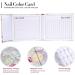 DEWIN Nail Display Book Nail Varnish Nail Swatches Nail Color Display Chart Book Nail Polish Gel Color Display Card Nail Art Showing Board (Stripes) - Buy Online on GoSupps.com