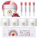 Linyuthia 4 Pcs Teacher Appreciation Gifts Lip Sleeping Mask Set Teacher Christmas Lip Mask Overnight for Women Balm Deep Hydrating Birthday Gifts Thank You
