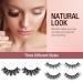 REDRIVER 9D Cat Eye False Eyelashes - 7 Pairs, Natural Wispy Long Strip, 3 Styles, Reusable Faux Mink Lashes - Buy Online on GoSupps.com