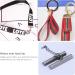 SOIMISS 20pcs 40mm Ribbon Crimps for Jewelry Making - Ribbon Clamps and Cord Ends Kit for Bracelets, Bookmarks - Fasteners and Clasps Included - Buy Online on GoSupps.com