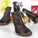 FLAdorepet Large Dog Waterproof Martin Boots - Pack of 4 Brown Shoes for Pitbull & Golden Retriever - Buy Online on GoSupps.com