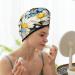 Buy Hair Towel Wrap | Fast Drying Towel Turban with Button | Unique Bees Design for Quick Hair Drying - International Shipping Available - Buy Online on GoSupps.com