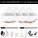 12 Pcs Powderary Tassel Triangle Makeup Puff - Soft Face & Body Sponge for Mineral Powder Wet & Dry Use | Best Makeup Tools for Cosmetics - Buy Online on GoSupps.com