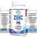 Zinc Citrate/Oxide 50mg - Immune Support & Antioxidant Supplement Skin Health Support - 100 Tablets