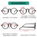 Eyekeper 4-Pack Oversized Round Glasses - Vintage Reading Aid for Men & Women - Spring Hinges +1.25 (2 Black & 2 Tortoise) - International Shipping Available - Buy Online on GoSupps.com