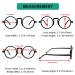 Eyekeper 4-Pack Oversized Round Glasses for Men & Women - Vintage Reading Aid +4.00 (2 Black 2 Tortoise) with Spring Hinges - Buy Online on GoSupps.com