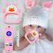 BPA Free Baby Teething Toys 2 Pack - Soothing Hand & Remote Control Teethers for Babies 0-12 Months | Soft Infant Chew Toys in Pink Duck & Remote Design - Buy Online on GoSupps.com