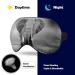 African Elephant Sleep Mask - Adjustable Strap, Blocks Light for Night, Travel, Nap - Men, Women - Buy Online on GoSupps.com