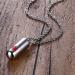 Stainless Steel Pill Capsule Cross Necklace - Urn Keepsake Pendant for Ashes 22 Inch Silver Black & Silver Red - Buy Online on GoSupps.com