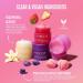 KIMUSE Lip Sleeping Mask Set - Overnight Treatment Lip Care Products | Moisturize & Nourish Cracked Dry Lips Intense Hydration with Shea Butter Colorful Berries - Buy Online on GoSupps.com
