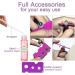 Alledomain 10Pcs 10ml Essential Oil Roller Bottles Refillable Transparent Rose Gold Glass Roll on Bottles Clear Roll Bottles with Stainless Balls & Rose Gold Cap Include Label Dropper & Opener Color 1 - Buy Online on GoSupps.com