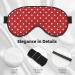 SSIMOO Big White Dot Sleep Mask | Adjustable Breathable & Fashionable Eye Mask for Ultimate Comfort | International Shipping - Buy Online on GoSupps.com