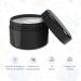 Houseables Black Cosmetic Jars - 24 Pack, 2 Fl Oz, TSA Approved Containers for Lotion, Makeup, Toiletries - Plastic Jars with Lids and Inner Liner - Buy Online on GoSupps.com