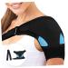 FRCOLOR Adjustable Shoulder Pads Body Brace - Neoprene Cold Support & Stability Brace with Ice Bag Portable 40X26CM Assorted Colors for Pain Relief - Buy Online on GoSupps.com