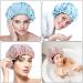 Fuyamp 2 Packs Satin Sleep Cap Adjustable Silky Sleep Bonnet for Women Long Curly Hair Double-Sided Waterproof Satin Hair Cap Extra Large Sleep Satin Bonnet for Women Girls Sleeping Blue+Pink - Buy Online on GoSupps.com