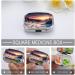 Winter Snow Sunset Pill Box 2 Compartment Metal Organizer for Medicine | Portable Decorative Pill Case for Pocket & Purse - Buy Online on GoSupps.com
