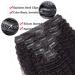 Elailite Afro Hair Clip-In Extensions - Remy Kinky Curly 20cm - 8 Set Double Tresse Natural Black #1B - 95g Whole Head Solution - Buy Online on GoSupps.com