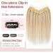 Benehair Clip in Human Hair Extensions One Piece Real Human Clip in Hair Extensions 14 Inches 55g Camel Mixed Light Blond Real Human Hair Extension Upgraded V Type Clip in Hair Extension for Women - Buy Online on GoSupps.com