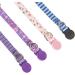 YUDOTE Cat Collars Pack of 2 Colorful Printed Basic Strong Girls Cat Collar Quick Release with Removeable Bell Pink Purple 19-28cm (Pakc of 2) Pink+Purple - Buy Online on GoSupps.com
