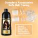 Buy Hair Dye Shampoo for Men & Women - Dark Brown 500ml | Ammonia-Free Natural Herbal Gray Hair Coverage - Buy Online on GoSupps.com