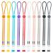 AWAVM10 Adjustable Colorful Buckle Elastic Mask Lanyards Double Hook Anti Loss Fixed Mask Lanyards Mask Extension Strap Protect The Ears Reusable Masks Hats Certificates Glasses