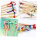 FRCOLOR 12pcs Cartoon Ear Wooden Handles for Ear Wax Removal Safe and Non-Toxic Random Color - Buy Online on GoSupps.com
