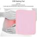 Portable USB Heating Pillow - Adjustable Temperature Relief for Neck Shoulders and Legs | Pink Heating Pad for Cramps and Pain Relief - International Shipping - Buy Online on GoSupps.com